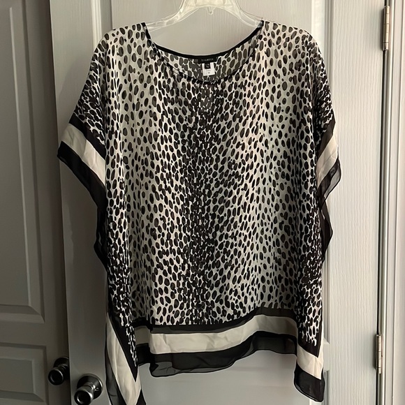 Talbots Tops - NWT Talbots Silk Animal Print L/XL Blouse